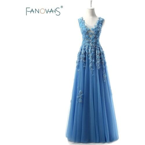 New Evening Dresses For Party Long Formal Gown Banquet Toast Ladys Clothing Re vestidos para festa 2019 ASAE33