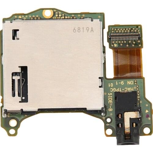 1pc Newest Game Card Slot with Headphone Jack Board Replacement Card Reader Fit for Nintendo Switch Game Console Accessories
