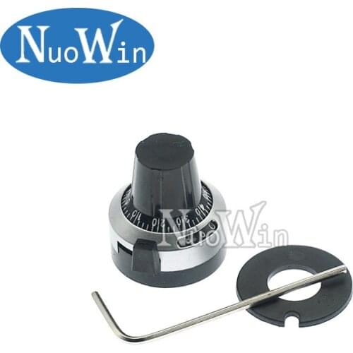 1PCS 3590S 6.35 mm precision scale knob potentiometer knob equipped with multi-turn potentiometer