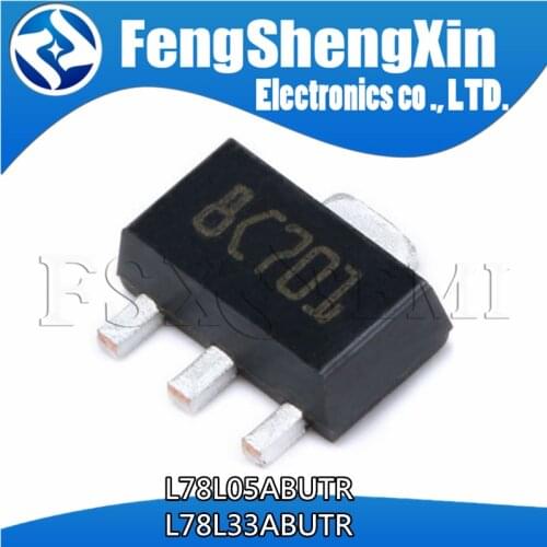 100-500-1000pcs/lot L78L33ABUTR 8AXXX L78L33ABU 78L3 L78L33A 78L33 L78L33 78L33APOSITIVE VOLTAGE REGULATORS SOT-89