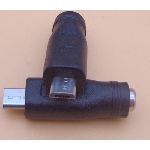 20PCS 5.5*2.1 to Micro USB Jack Micro 5Pin DC Power Charger Adapter Converter Connector for Laptop/Tablet/Mobile Phone