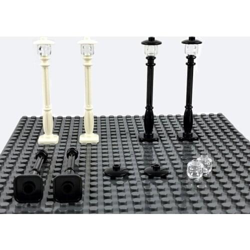 20Pcs Block Parts Road Light Traffic Light DIY Block Bricks MOC Parts Building Blocks Compatible with Legoing Assemble Particles