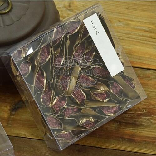 50pcs 13cmx13cmx5cm Clear Plastic PVC Box Wedding Party Favor Boxes Favors Holder Transparent Package Boxes