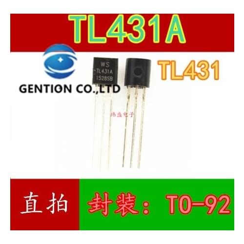 50PCS Triode TL431A TL431 WS TL431B stabilivolt transistor TO-92 in stock 100% new and original