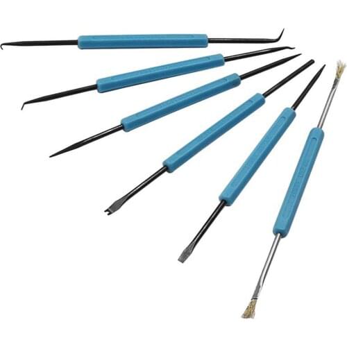 6PCS/Pack Welding Aid PCB Desoldering Tool Printed Circuit Board Soldering Kit Repair Welding Tool Set