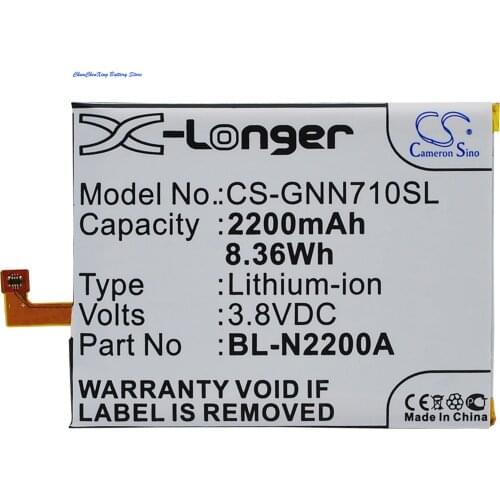 Cameron Sino 2200mAh Battery BL-N2200A for GIONEE E7 Mini