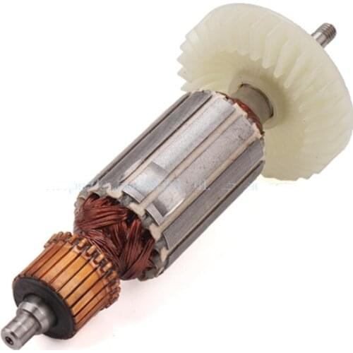 220V/240V Armature Rotor anchor replacement For Makita 9553 9555 NB HN 9553NB 9553HN 9555NB 9555HN angle grinder spare part