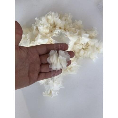 Beads Laser Cut flower Ribbon decoration artificial flower искусственный цветок