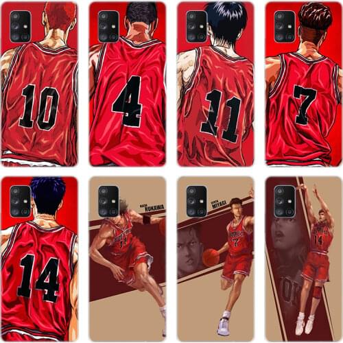 Anime Slam Dunk Basketball Soft Case for Samsung Galaxy A10 A21 A30 A50 A70 S A20 E A40 A01 A11 A31 A41 A51 A71 A81 A91 Cover