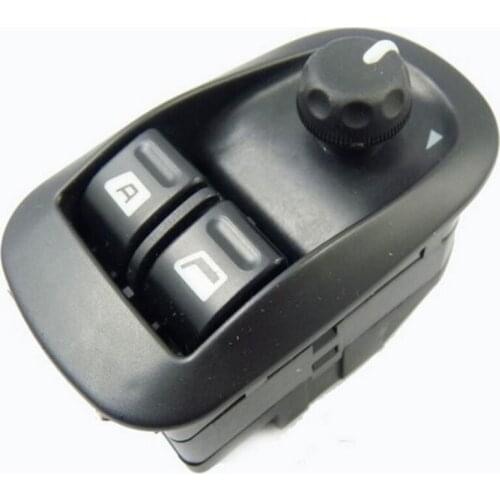 For Peugeot 206 Hatchback Saloon 1pc Car Black New Electric Power Window Switch Master Button Control 6554.WA