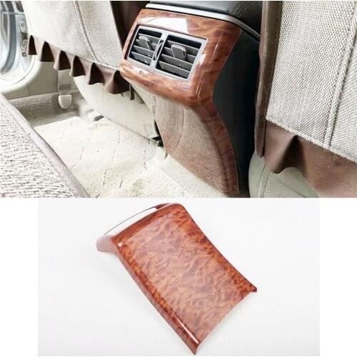 For Toyota Camry 2006- 2011 Wooden Color Interior Rear Air Conditioning Vent Outlet Cover Trim Car Accessories