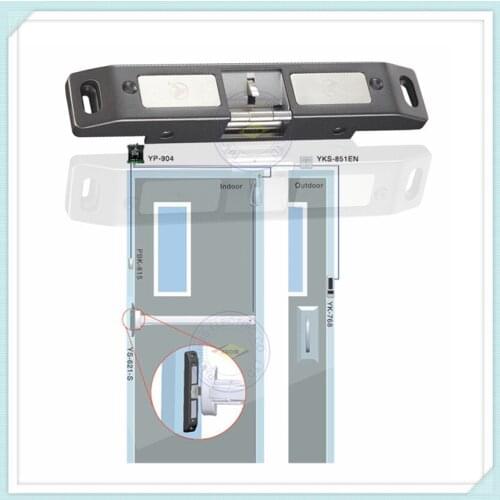 Electric Strike Lock For Push Panic Bar Exit Device Emergency Door + Lock Status