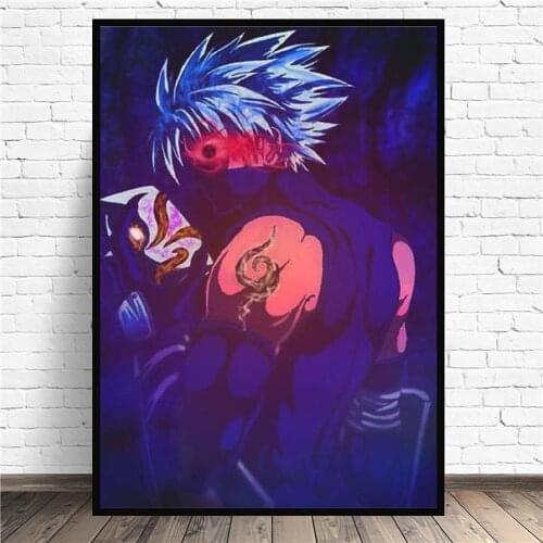 Kakashi Hatake Canvas Painting Wall Anime Art Pictures Prints Home Decor Wall Poster Decoration For Living Room