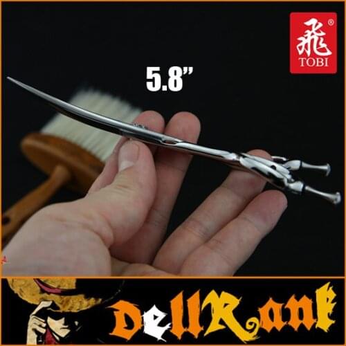 Taiwan Top Brand "TOBI" 6 Inch Professional Hairdressing Scissors High Quality Barber Slicing Shears For Pro Styling Tools T-17