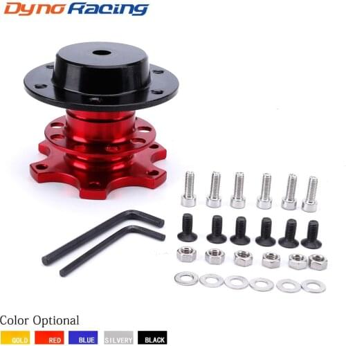 New Steering Wheel Quick Release snap off hub adapter Steering Wheel Hub Boss Kit: GOLD BLACK RED BLUE Silver YC100338