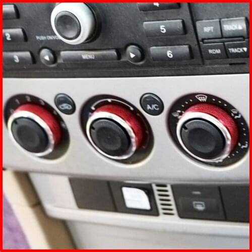 A Little Change 3Pcs Air Conditioning Switch AC Knob Car Heat Control Knob for Ford Focus 2 3 MK2 MK3 ST RS For Ford Mondeo