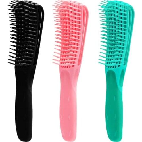 1pc detangling hair brush hair extension comb Detangler brushes for Dry Wet Curly Hair styling tools