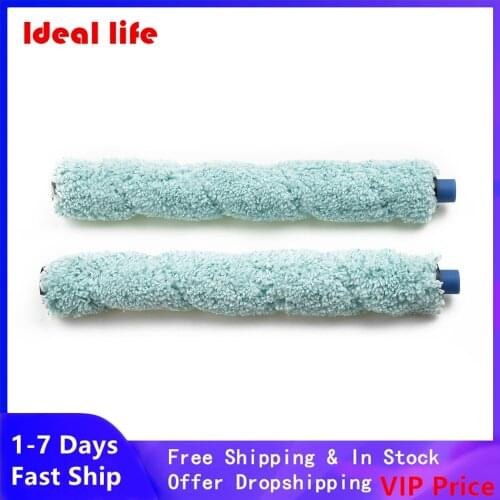 2pcs Main Roller Brush For ILife W400 Medion MD 18379 18999 Vacuum Cleaner Sweeping Sweeper Cleaning Rolling Brushes Replacement