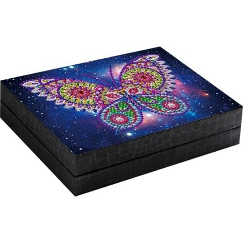 Jewellery box packaging desktop gift storage organiser ear rings travel portable necklace arm for women girls PU leathe