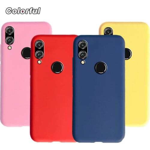 Silicone Case For Huawei Honor 8X Case 6.5" Luxury Soft Back Matte Case Shockproof TPU Cover For Huawei Honor 8X Phone Cases Bag