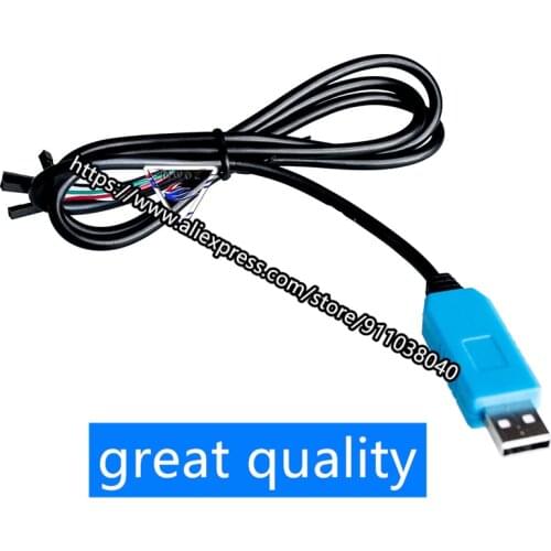 Blue PL2303TA download cable USB to TTL RS232 module upgrade module USB to serial download cable