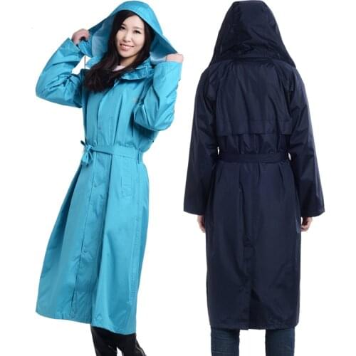 Thick Camping Raincoat Jacket Windbreaker Poncho Reusable Waterproof Women Raincoat Girls Motorcycle Yagmurluk Rain Gear AD50RC