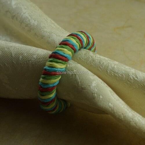 Beaded decoration napkin ring, napkin holder