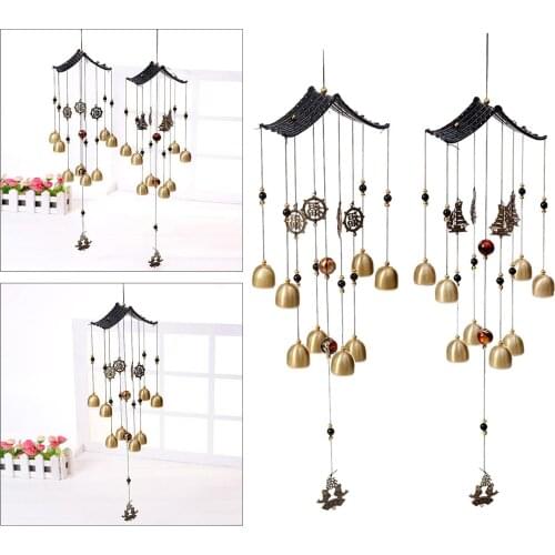 Outdoor Living Wind Chimes Yard Garden Bells Copper Antique Windchime Wall Hanging Home Decor Decoration Wind chimes