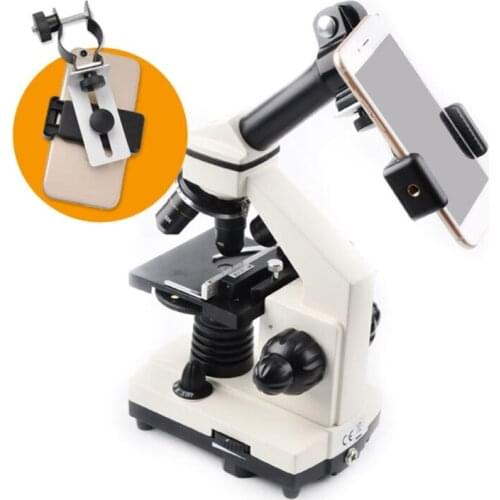 Universal Mobile Phone Adapter Clip Bracket Holder Mount Microscope Telescope