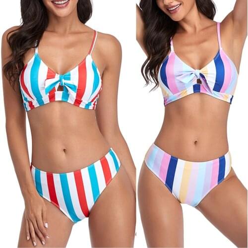 High Waist Women Bikini Swimwear Print Push Up Two-Piece Bikinis Brasileno 2021 Mujer Set Swimsuit Female Summer Beachwear