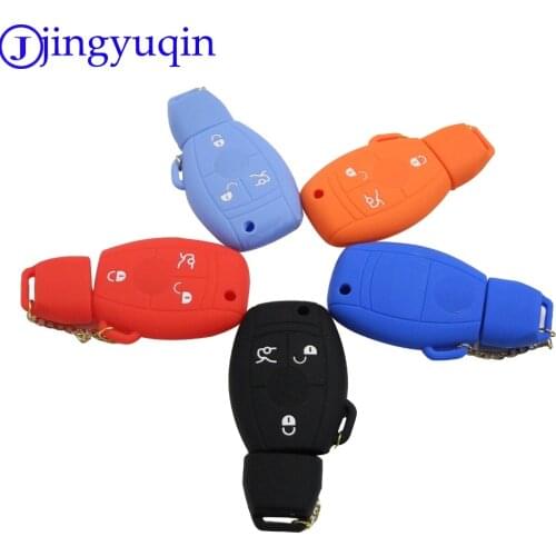 10pcs New Remote 3 Buttons Smart Car Key Case Cover For Mercedes For Benz W203 W211 CLK C180 E200 AMG C E S Class Holder