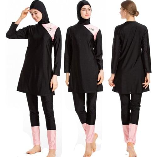 2019 New swimsuit for women conservative swimsuit for women beach swimsuit for muslims
