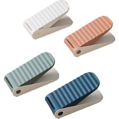 4Pcs Household Storage Dust Proof Shoe Rack, Shoe Cabinet Partition, Layered Rack, Adjustable Shoe Bracket, Storage Rack