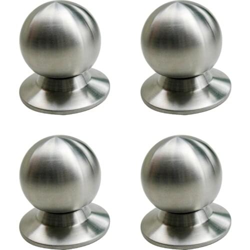 4x Motice Door Knobs Stainless Stee Internal Interior Round Sprung Handle Without Key in Satin Nickel
