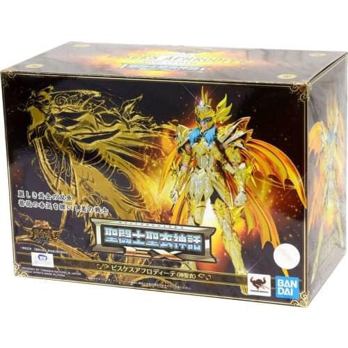 Bandai Saint Seiya Cloth Myth Ex Pisces Aphrodite Figure Soul Of Gold Metal Armor Action Figure Model Toys