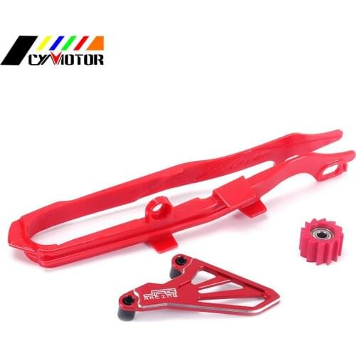 Motorcycle CNC Chain Slider Roller Front Sprocket Drive Cover Guard For CR250R 02-07 CRF250R 04-09 CRF250X 04-13 CRF450R 08