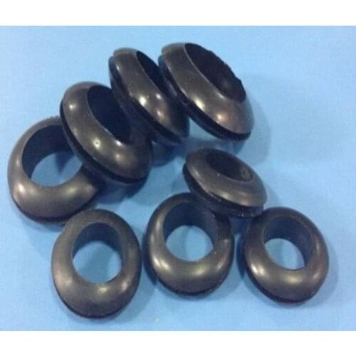 Inner diameter 3mm black Double-sided pvc protective ring rubber Wire ring overcurrent trip coil Double-faced coil guard coil