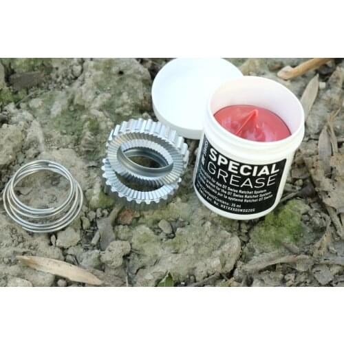 DT Swiss 54t Star Ratchet Kit: 2 star ratchets, 2 springs and grease