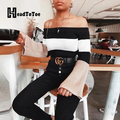 Трикотажные блузки Headtotoe China At AliExpress