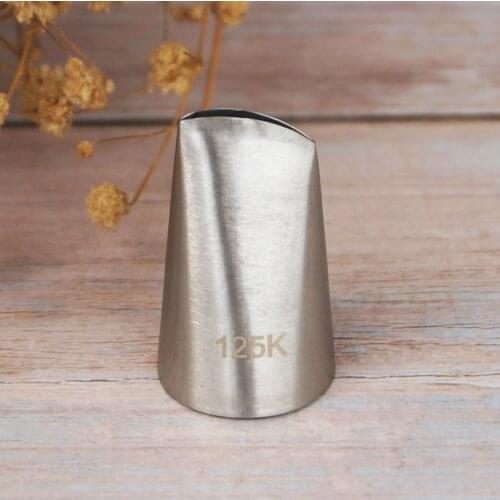 #125K Piping Nozzle High Quality Seamless Icing Tube Nozzle Cake & Cupcake Decorating Tools Bakeware Create Petals Icing Tips