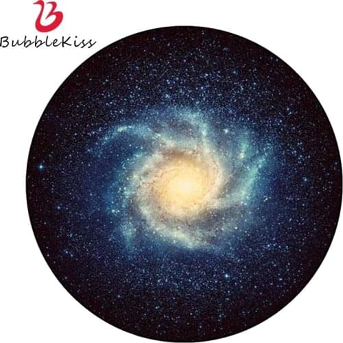 Bubble Kiss 3D Round Carpet Planet Pattern Rugs And Carpets For Home Living Room Kids Room Rugs Bedside Bedroom Decorative Mat