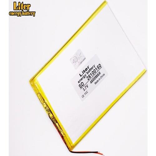 Lithium polymer battery 3.7V 4600mah 10 -inch Tablet PC built-in battery 25100150