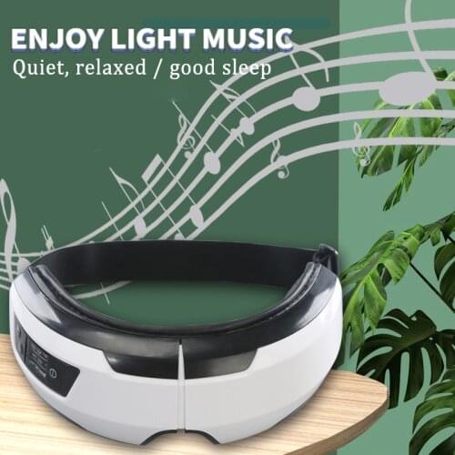 New Eye Massager Recharge Air Pressure Hot Compress Bluetooth Eye Protector Relieve Fatigue Office Home Smart Massage Glasses