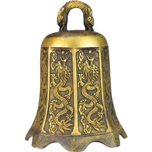 The copper copper bell bell Longfeng bells pendant specialized five yellow two Heisha House Decoration pendant