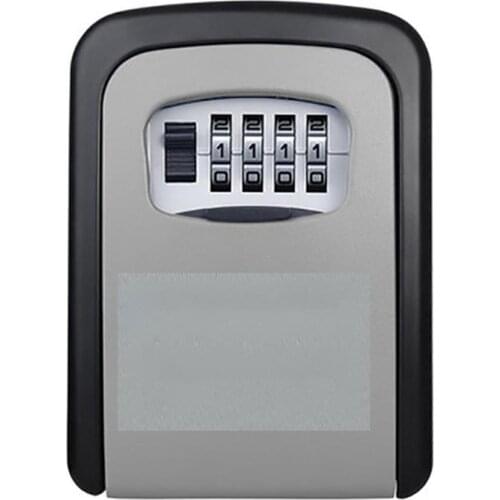 Mini Key Storage Safe Box for Locksmith home Wall Mounted Safe Box Weatherproof 4 Digit Combination Key Storage Lock Box