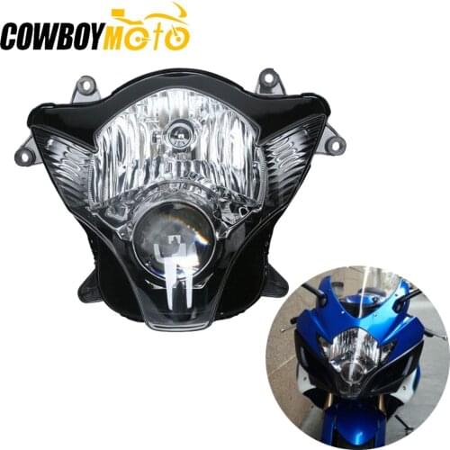 Motorcycle Clear Lens Front Light Headlight Headlamp Assembly Kit For Suzuki GSXR600 GSXR750 GSXR GSX-R 600 750 2006 2007 K6 K7