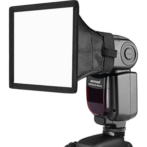 Neewer 6x5 inches/15x13cm Speedlite Softbox Flashlight Diffuser for Canon 580EX II 600EX-RT/YongNuo YN560 III YN560 IV/Nikon