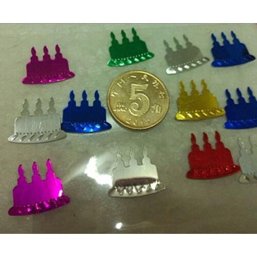 About 1100Pcs Mix Color Handmade Sequins Paillette 17x14mm Loose Sequins For Craft Kids DIY