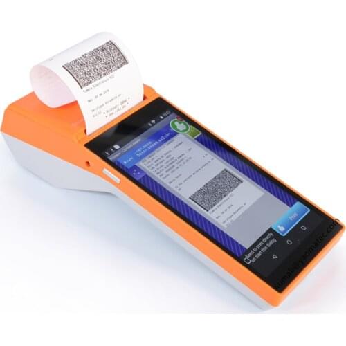 POS PDA Handheld Device Pos terminal built in thermal bluetooth printer 58mm Wifi Android Rugged PDA Barcode Camera Scaner 1D 2D