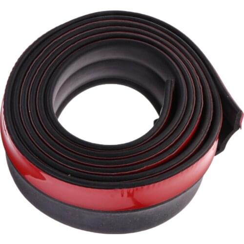 2.5m Car Front Rear Bumper Lip Splitter Body Spoiler Protector Rubber for Universal